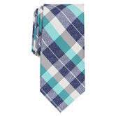 Andres Plaid Tie, Turquoise view# 1