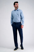 Premium Comfort Dress Shirt - Blue Check, Medium Blue view# 3