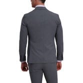 J.M. Haggar 4-Way Stretch Suit Jacket - Plain Weave, Heather Grey view# 2