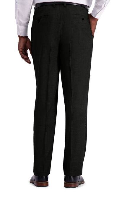 J.M. Haggar Texture Weave Suit Pant, Black view# 3