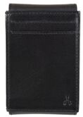 RFID Gusseted Wide Front Pocket Wallet, Black view# 1