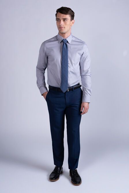 Premium Comfort Dress Shirt - Light Grey, Light Grey view# 3