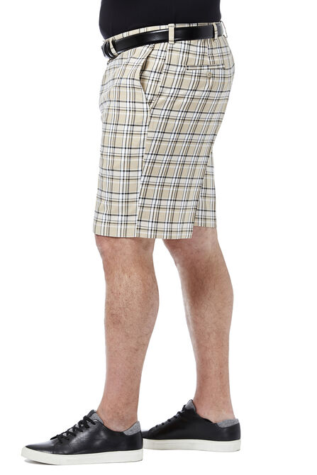 Big &amp; Tall Cool 18&reg; Pro Simple Plaid Short, Stone view# 2