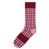 Waco Plaid Socks, Pink view# 1