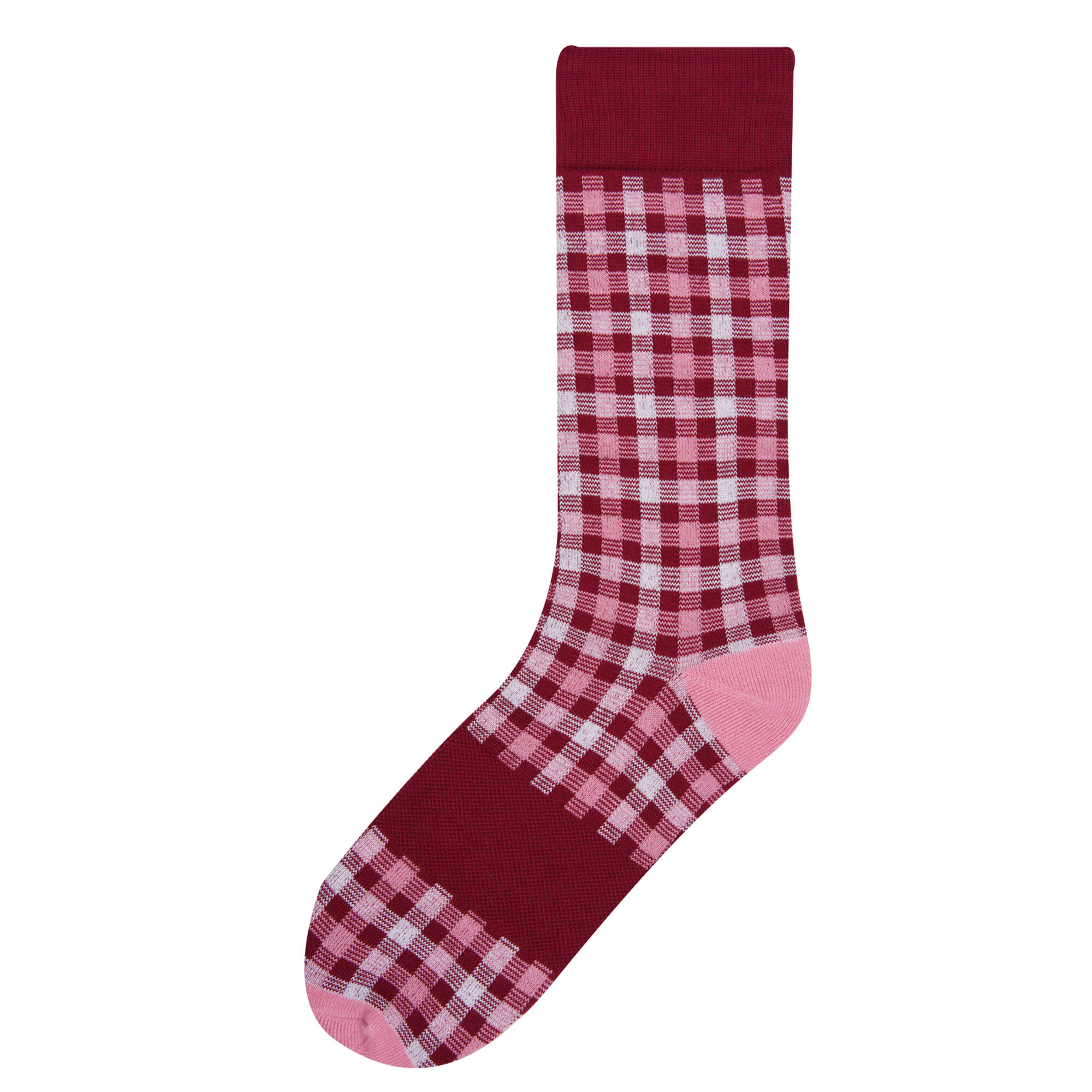 Haggar Waco Plaid Socks Pink (5R10-1019 Clothing Underwear & Socks) photo