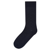 Solid Weave Socks, Navy view# 1