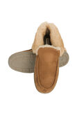 Microsuede Bootie Slippers, Khaki view# 1