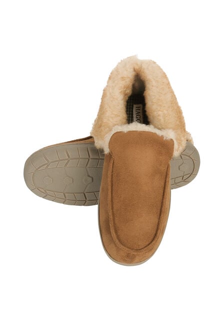 Microsuede Bootie Slippers, Khaki