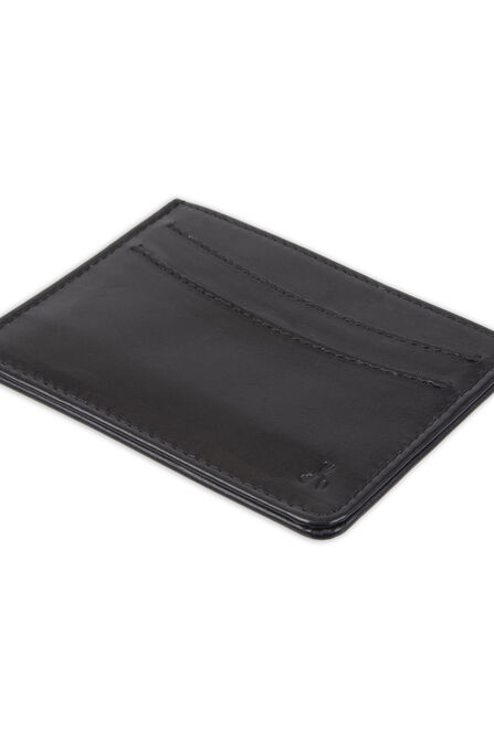 RFID Slim Getaway Card Case Wallet, Black view# 3