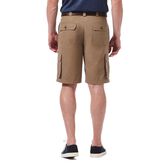 Canvas Cargo Short, British Khaki view# 3