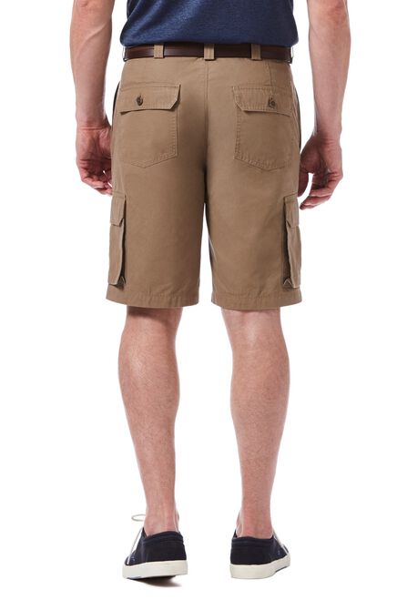 Canvas Cargo Short, British Khaki view# 3