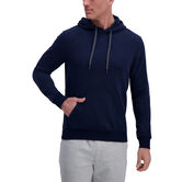 Pullover French Terry Fleece Hoodie Sweatshirt, Dark Navy view# 1