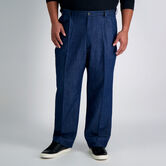 Big &amp; Tall Stretch Denim Trouser, Medium Blue view# 1