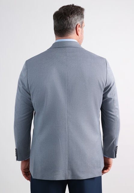 Big &amp; Tall J.M. Haggar Mini Dobby Sportcoat, Blue Slate