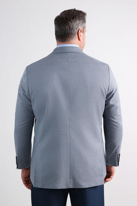 Big &amp; Tall J.M. Haggar Mini Dobby Sportcoat, Blue Slate view# 2
