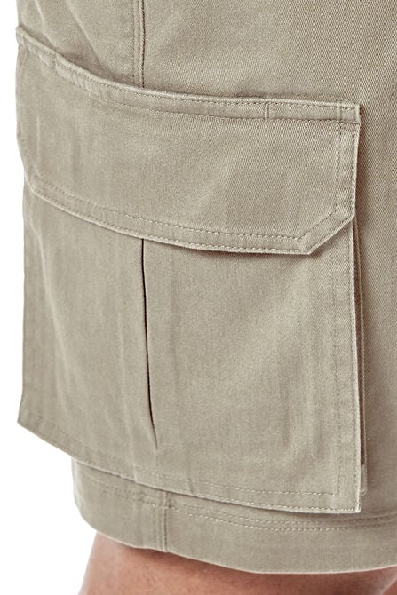 Stretch Cargo Short with Tech Pocket, Putty view# 6