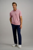 Short Sleeve Pique Polo, Pink view# 3