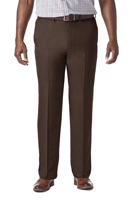 Big &amp; Tall Cool 18&reg; Pro Heather Pant, Brown Heather view# 1