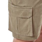 Stretch Cargo Short with Tech Pocket, Khaki view# 6