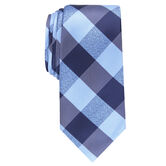 Walter Plaid Tie, BLUE view# 1