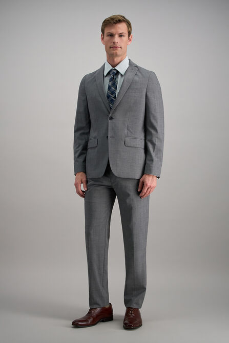 J.M. Haggar Glen Plaid Suit Jacket, Med Grey view# 1