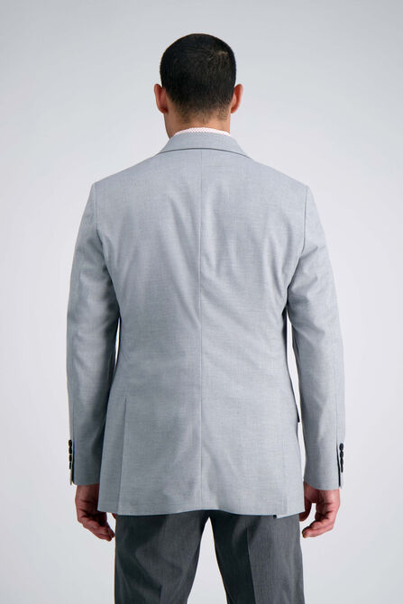 J.M. Haggar Mini Dobby Sport Coat, Silver view# 2