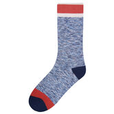 Marled Socks, Navy view# 1