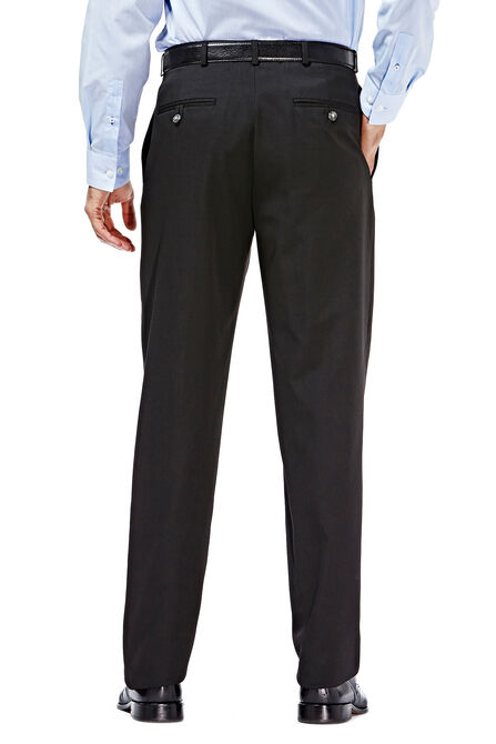 Wool Blend Twill Suit Pant, Black view# 3
