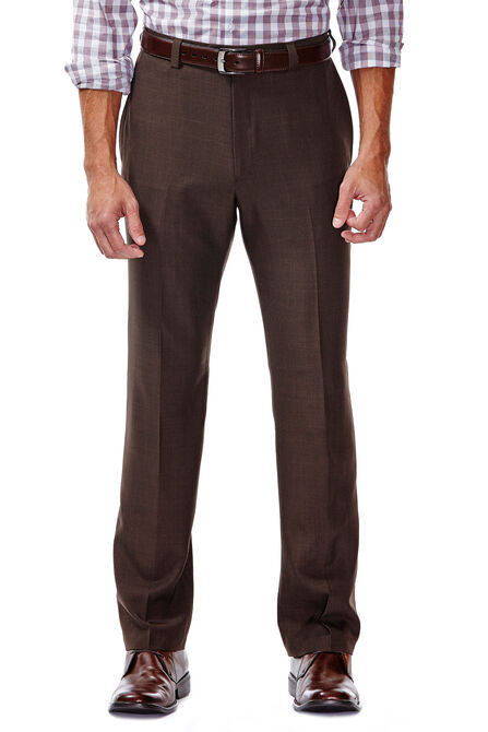 E-CLO&trade; Stria Dress Pant, Brown view# 1