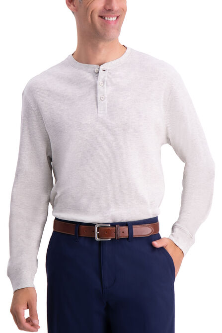 Thermal Henley,  Cream view# 1