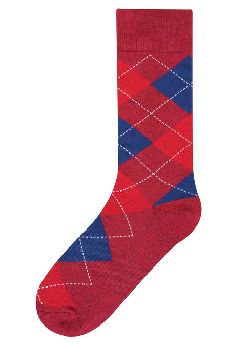 Argyle Socks, Navy view# 1