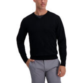 V-Neck Basic Sweater, Black view# 1