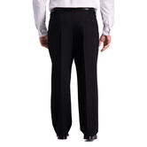 Big &amp; Tall J.M. Haggar 4-Way Stretch Suit Pant, Black view# 3
