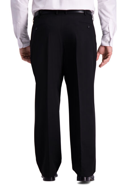 Big &amp; Tall J.M. Haggar 4-Way Stretch Suit Pant, Black view# 3
