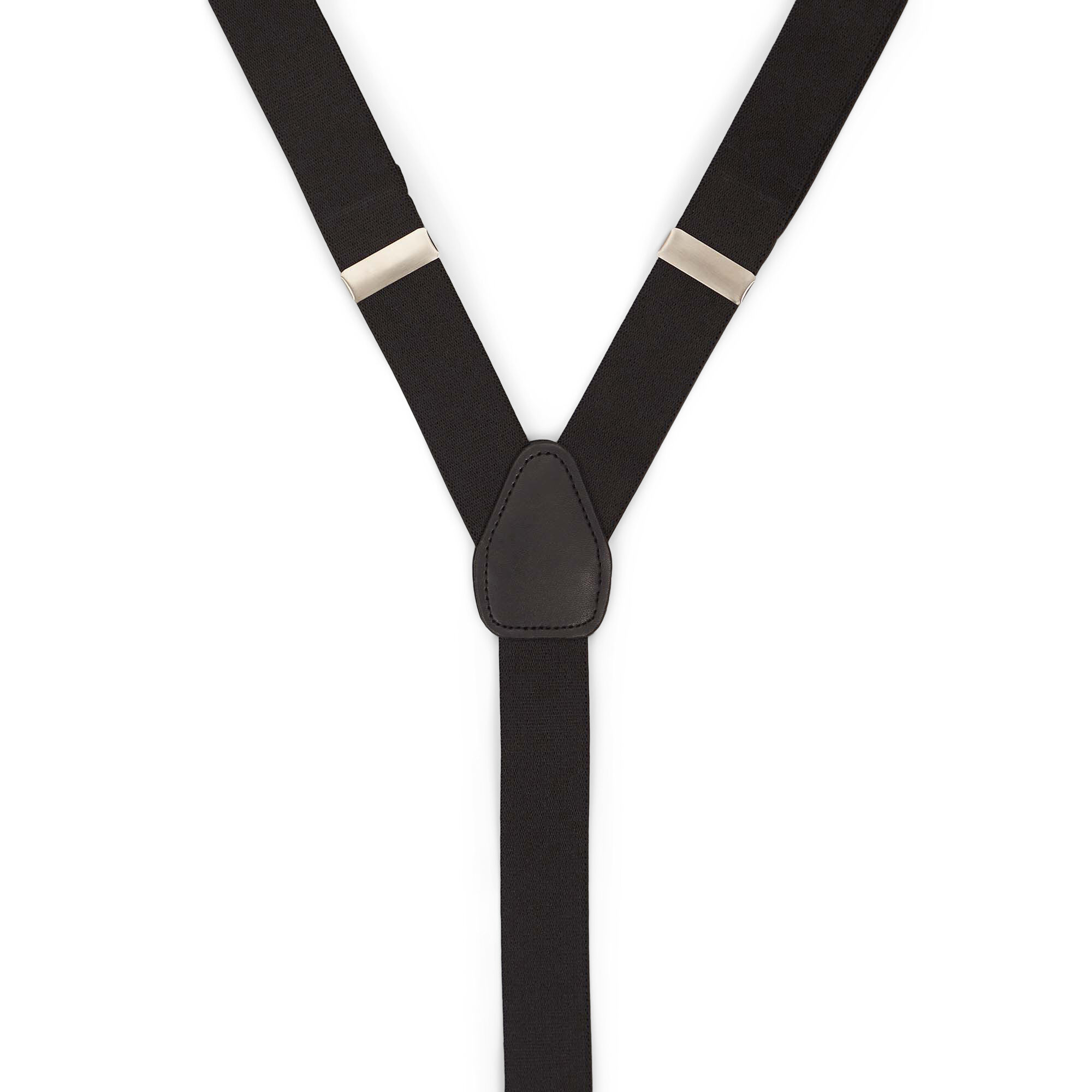 Solid Y-Back Adjustable Clip Suspender Solid Y-Back Adjustable Clip Suspender
