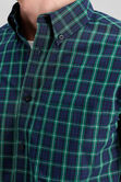Long Sleeve Poplin Shirt,  Green view# 2