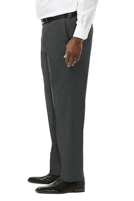 Big &amp; Tall J.M. Haggar Premium Stretch Suit Pant - Flat Front, Med Grey view# 2