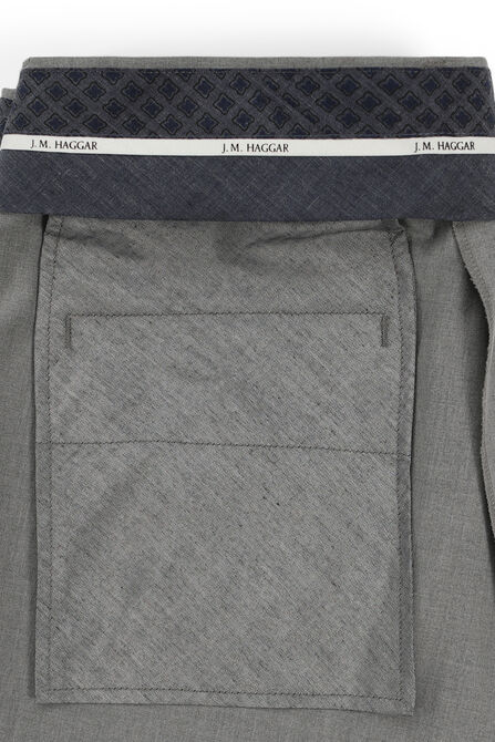 J.M. Haggar 4-Way Stretch Dress Pant - Solid, Grey view# 5