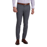 J.M. Haggar 4-Way Stretch Suit Pant - Plain Weave, Heather Grey view# 1