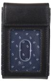 RFID Gusseted Wide Front Pocket Wallet, Black view# 2