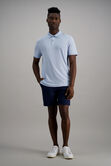 Short Sleeve Pique Polo, Sky view# 3