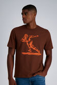 Pro Football Hall of Fame X Haggar - Vintage Player Graphic Tee,  Brown #369 view# 1