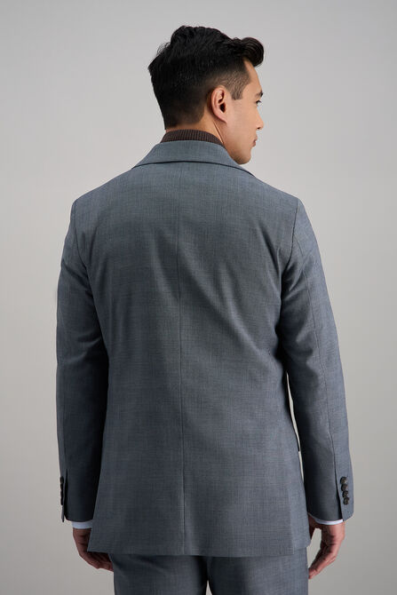 J.M. Haggar Medium Glen Plaid Suit Jacket, Chambray view# 4