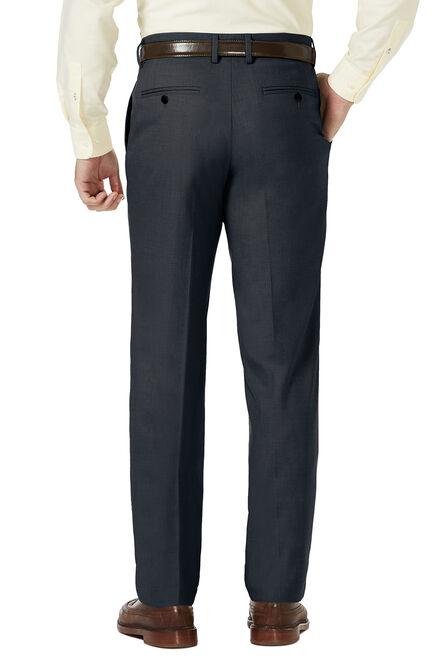 J.M. Haggar Dress Pant - Sharkskin, Dark Navy view# 3