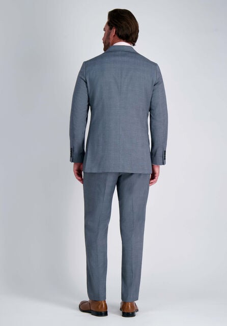 J.M. Haggar Medium Glen Plaid Suit Jacket, Chambray