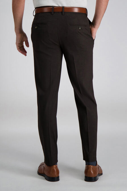 J.M. Haggar Premium Stretch Suit Pant, Chocolate view# 5