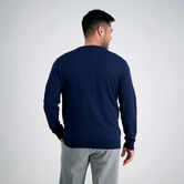 V-Neck Basic Sweater, Navy view# 2