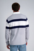 Pro Football Hall of Fame X Haggar - Vintage Wash Rugby Polo,  Silver #41 view# 3