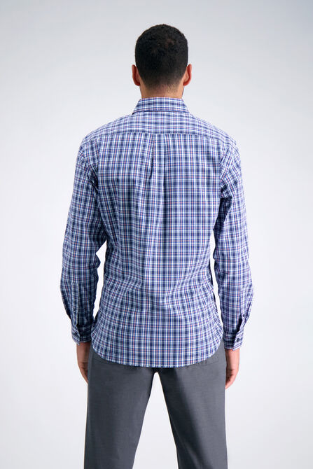 Long Sleeve Poplin Shirt, DARK BLUE view# 2
