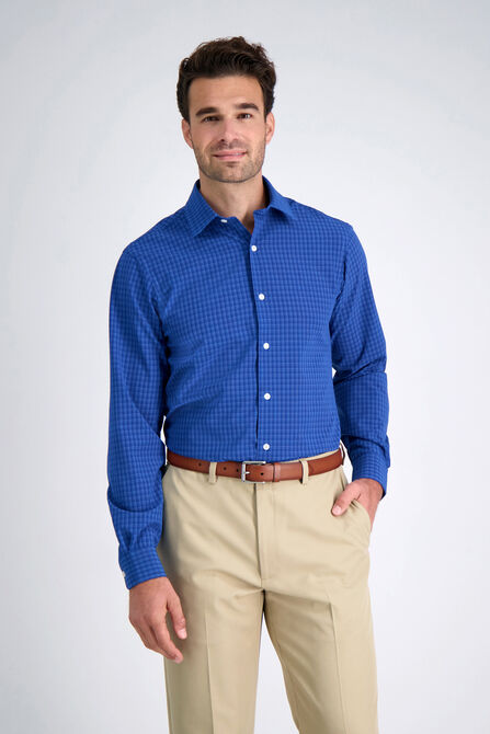 Smart Wash&trade; Dress Shirt - Check,  view# 1